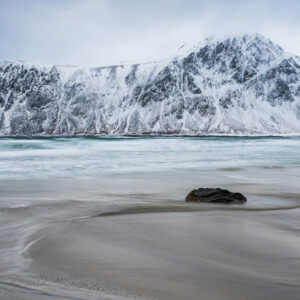 Skagsanden Strand auf den Lofoten